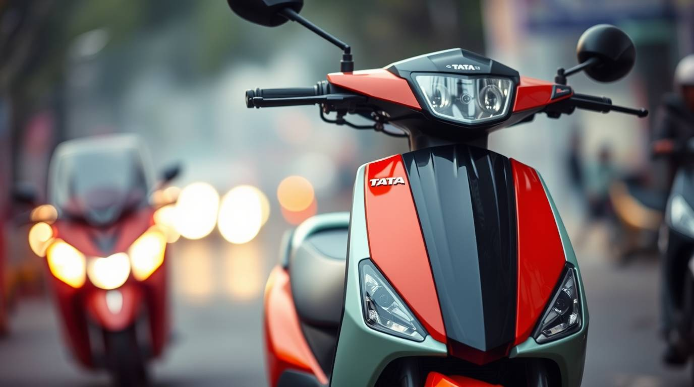 Tata’s New EV Scooter Promises 200km Range: A Bold Challenge to Ola & Bajaj